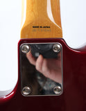 2008 Fender Jazz Bass 62 Reissue Medium 32" Scale candy apple red