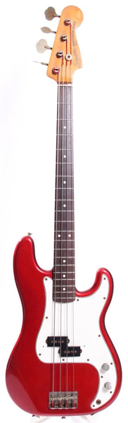 1982 Squier Precision Bass 62 Reissue candy apple red