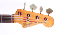 1982 Squier Precision Bass 62 Reissue candy apple red