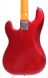 1982 Squier Precision Bass 62 Reissue candy apple red