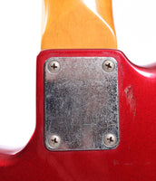 1982 Squier Precision Bass 62 Reissue candy apple red