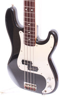 1993 Squier Precision Bass Silver Series black