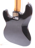 1993 Squier Precision Bass Silver Series black