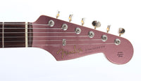 2012 Fender Stratocaster '62 Reissue matching headstock burgundy mist metallic
