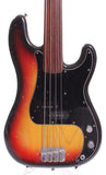 1978 Fender Precision Bass fretless sunburst