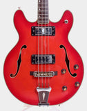 1970s Epiphone Ea-260 Hollow-Body Bass cherry red