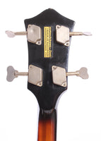 1960s Klira Ultra Thinline Bass sunburst