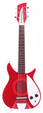 1990s Xmas Guitar Company Mersey Mini Rick red