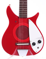 1990s Xmas Guitar Company Mersey Mini Rick red
