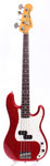 1984 Squier Precision Bass 62 Reissue 32" Scale candy apple red