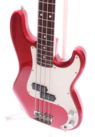 1984 Squier Precision Bass 62 Reissue 32" Scale candy apple red