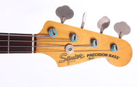 1984 Squier Precision Bass 62 Reissue 32" Scale candy apple red