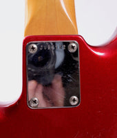 1984 Squier Precision Bass 62 Reissue 32" Scale candy apple red
