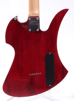 2008 B.C. Rich Mockingbird Masterpiece lefty dragon blood red