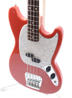 2006 Fender Mustang Bass fiesta red