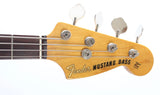 2006 Fender Mustang Bass fiesta red