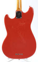 2006 Fender Mustang Bass fiesta red