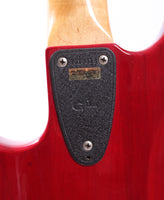 1983 G&L El Toro translucent red