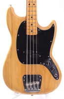 1978 Fender Mustang Bass natural