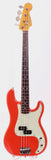 1997 Fender Precision Bass 62 Reissue fiesta red