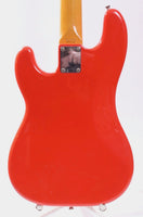 1997 Fender Precision Bass 62 Reissue fiesta red