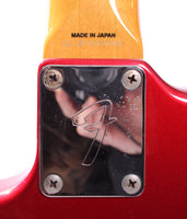2012 Fender Mustang 69 Reissue matching headstock candy apple red